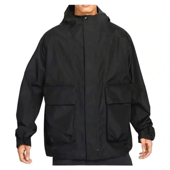 NWT’s Nike Sportswear Storm-FIT ADV Mens L Tech Pack Black Coat GORE-TEX - Picture 1 of 14